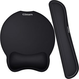 Gimars Upgrade Enlarge Superfine Fibre Soft Smooth Gel Ergonomic Mouse Pad