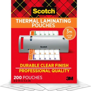 Scotch Thermal Laminating Pouches